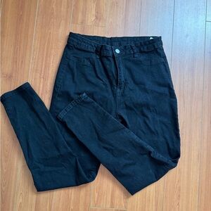 SHEIN Black Skinny Jeans for Women